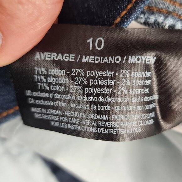 GLORIA VANDERBILT Amanda High Rise Mom Dark Wash Blue Jeans 10 NWT - Picture 9 of 9